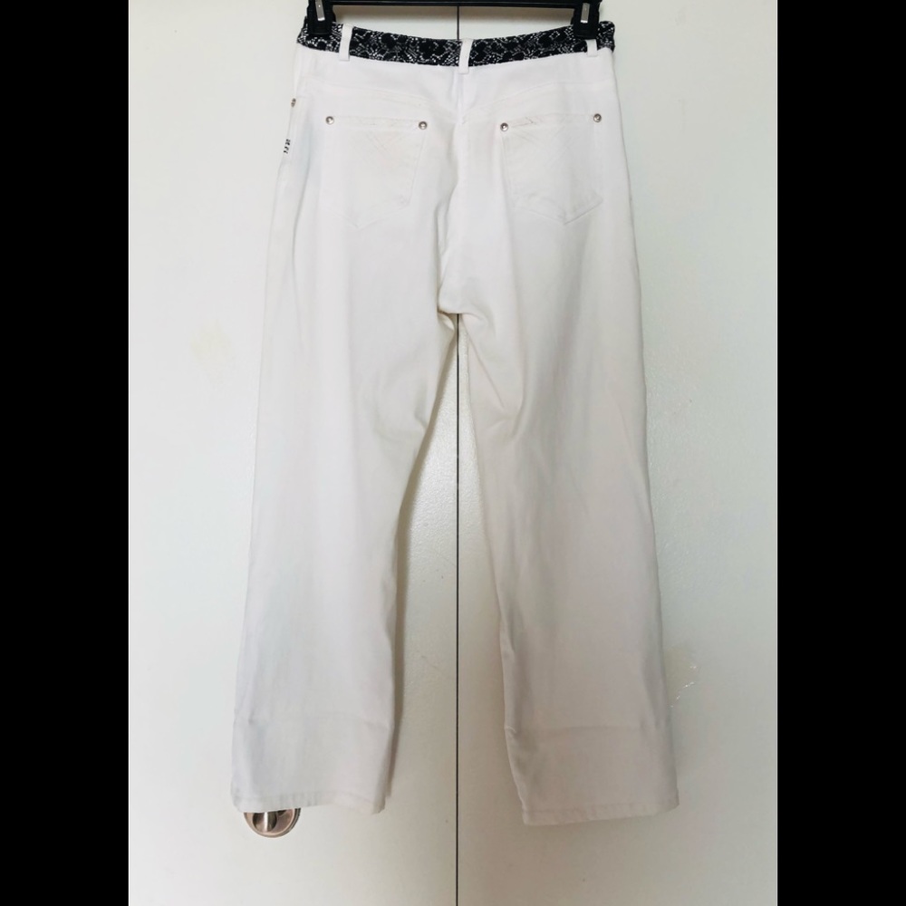 Christine Phillipe Denim Jeans Size 2 Embroidered Stretch fabric and pockets - Picture 11 of 13